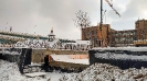 Работы на строительстве храма возобновились после зимних каникул